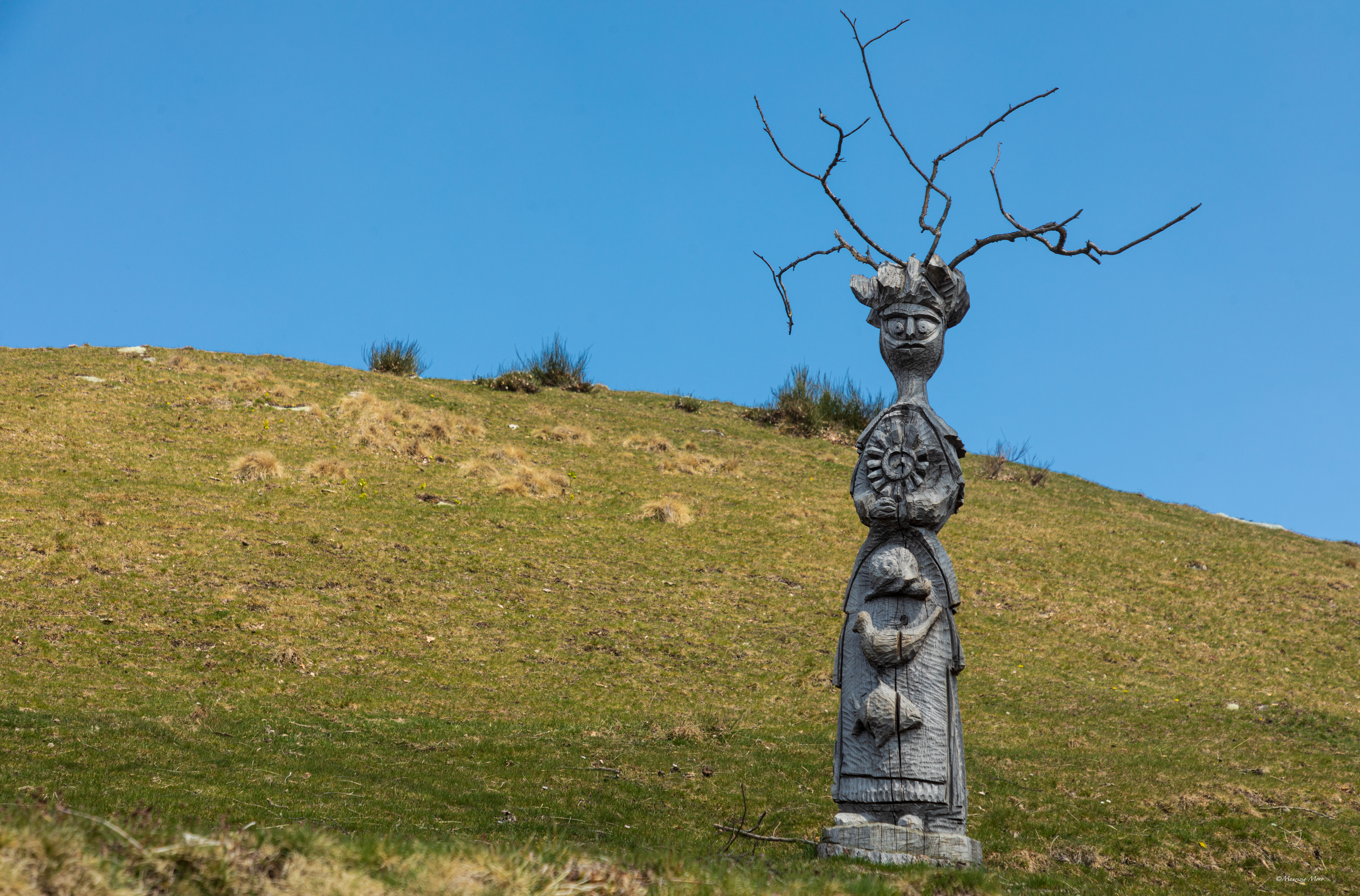 scultura sentiero espressioni